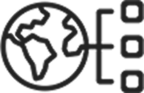 Blue Globe icon